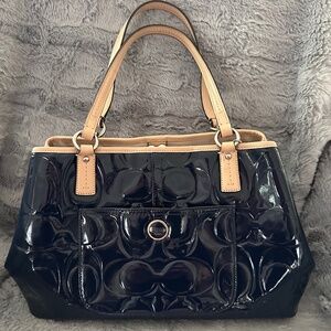 Incredible Coach Patent Leather Satchel